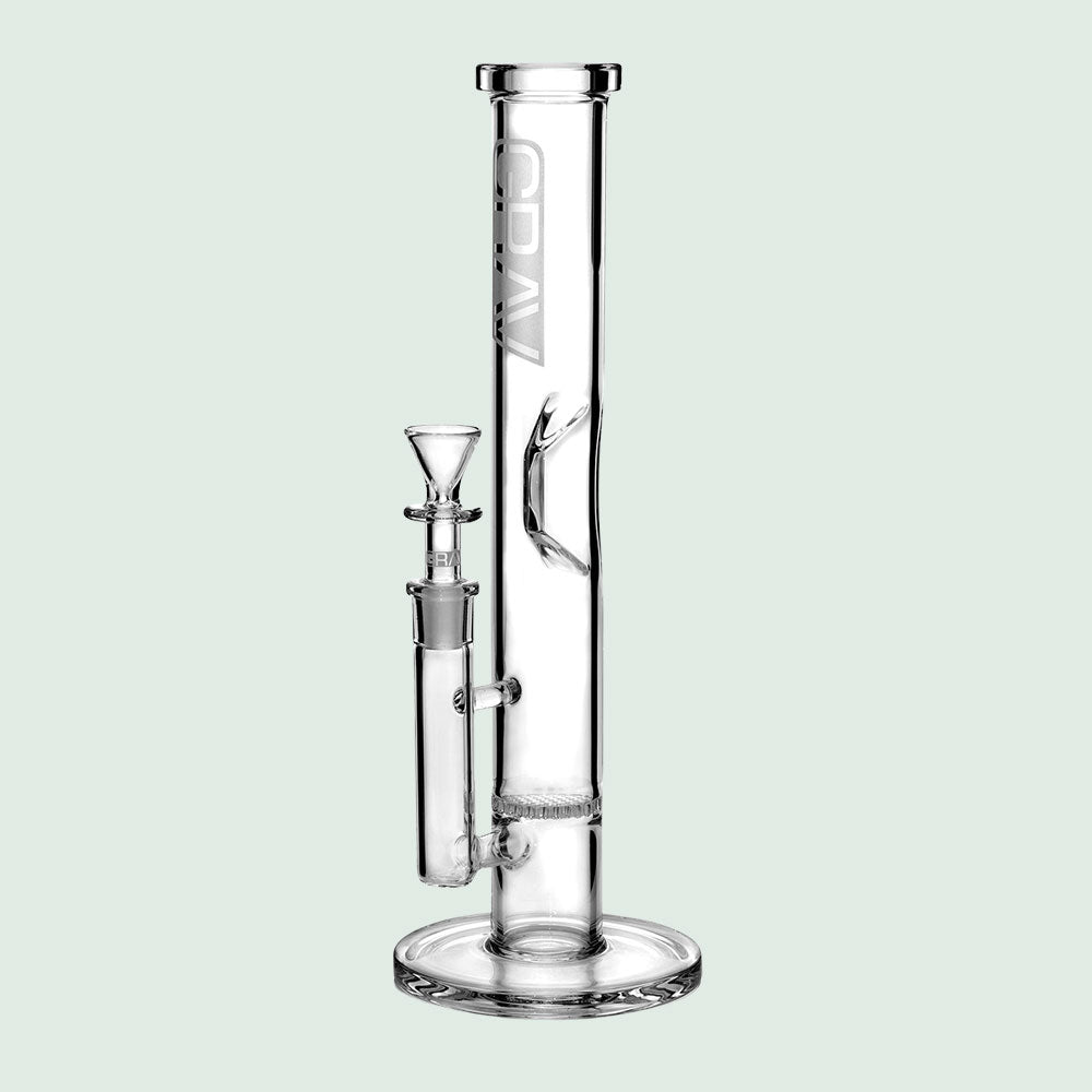 GRAV® MEDIUM CLEAR WATER PIPE - Bong