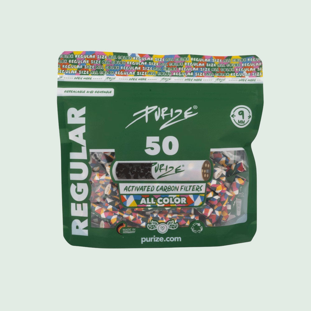 Activated carbon filter regular size from PURIZE 50 PE bags (white)